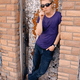 Louisville hipster Anders Larsen, who was at Jefferson Mall last Saturday.
